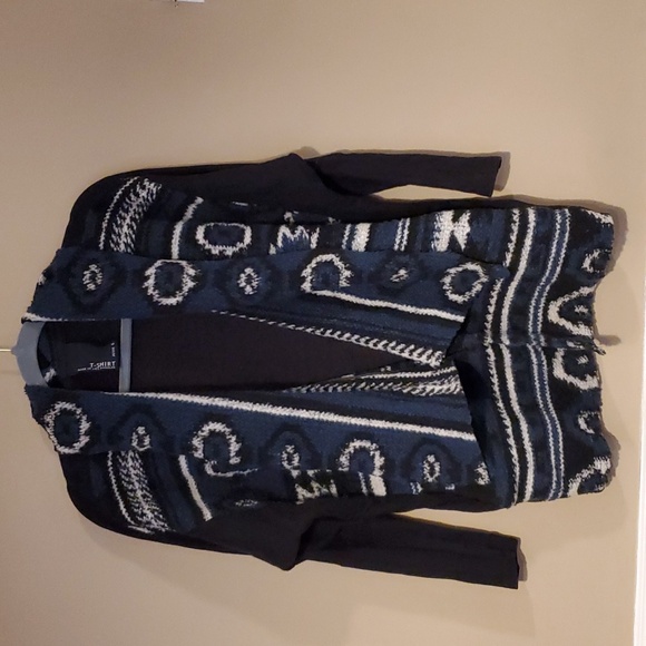 Anthropologie DOLAN Santiam Blanket Open Cardigan Sweater Size S - Picture 3 of 10